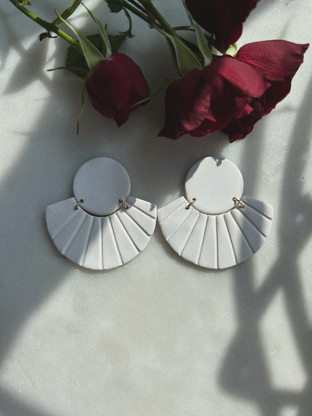 Shell style earrings